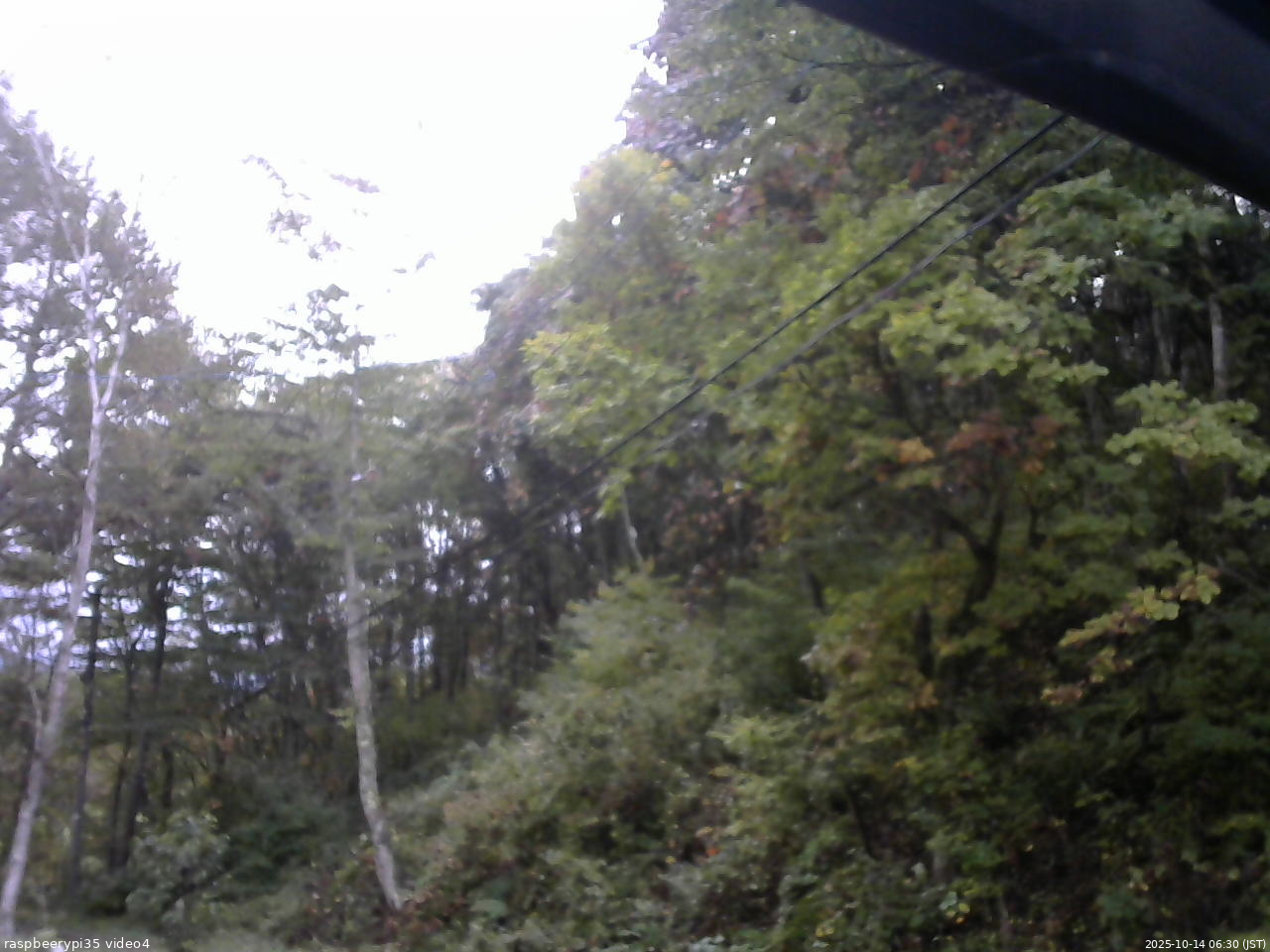 長野県菅平高原 ゆたか山荘 東側上空 2025/10/14 06:30
