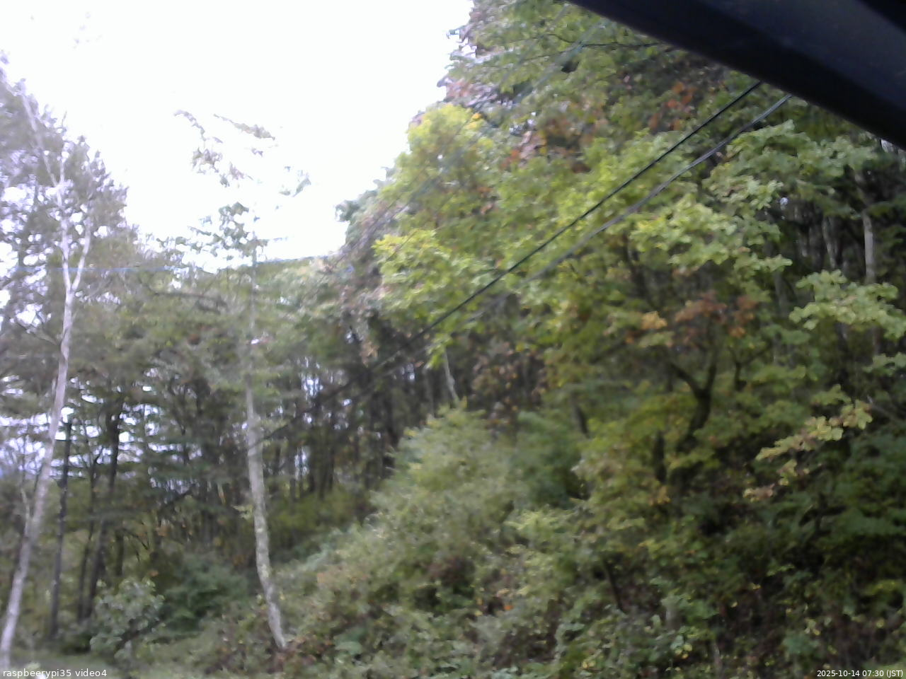 長野県菅平高原 ゆたか山荘 東側上空 2025/10/14 07:30