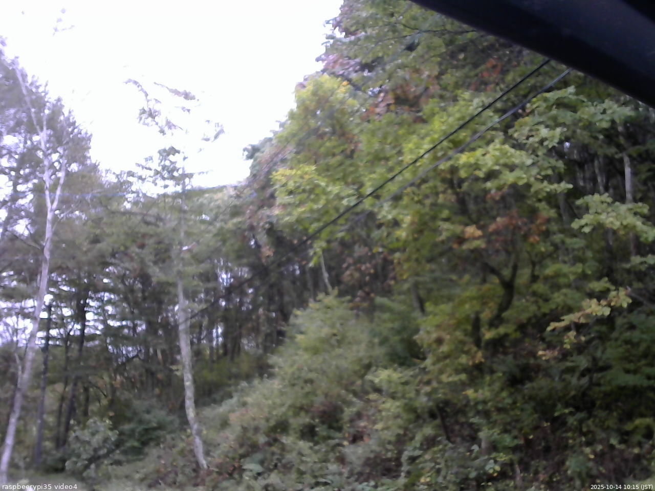長野県菅平高原 ゆたか山荘 東側上空 2025/10/14 10:15