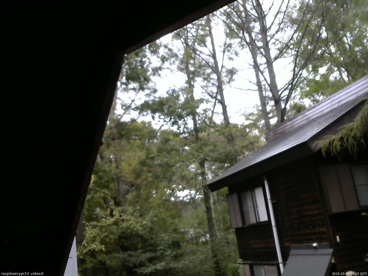 長野県菅平高原 ゆたか山荘 北側 2025/10/15 14:15