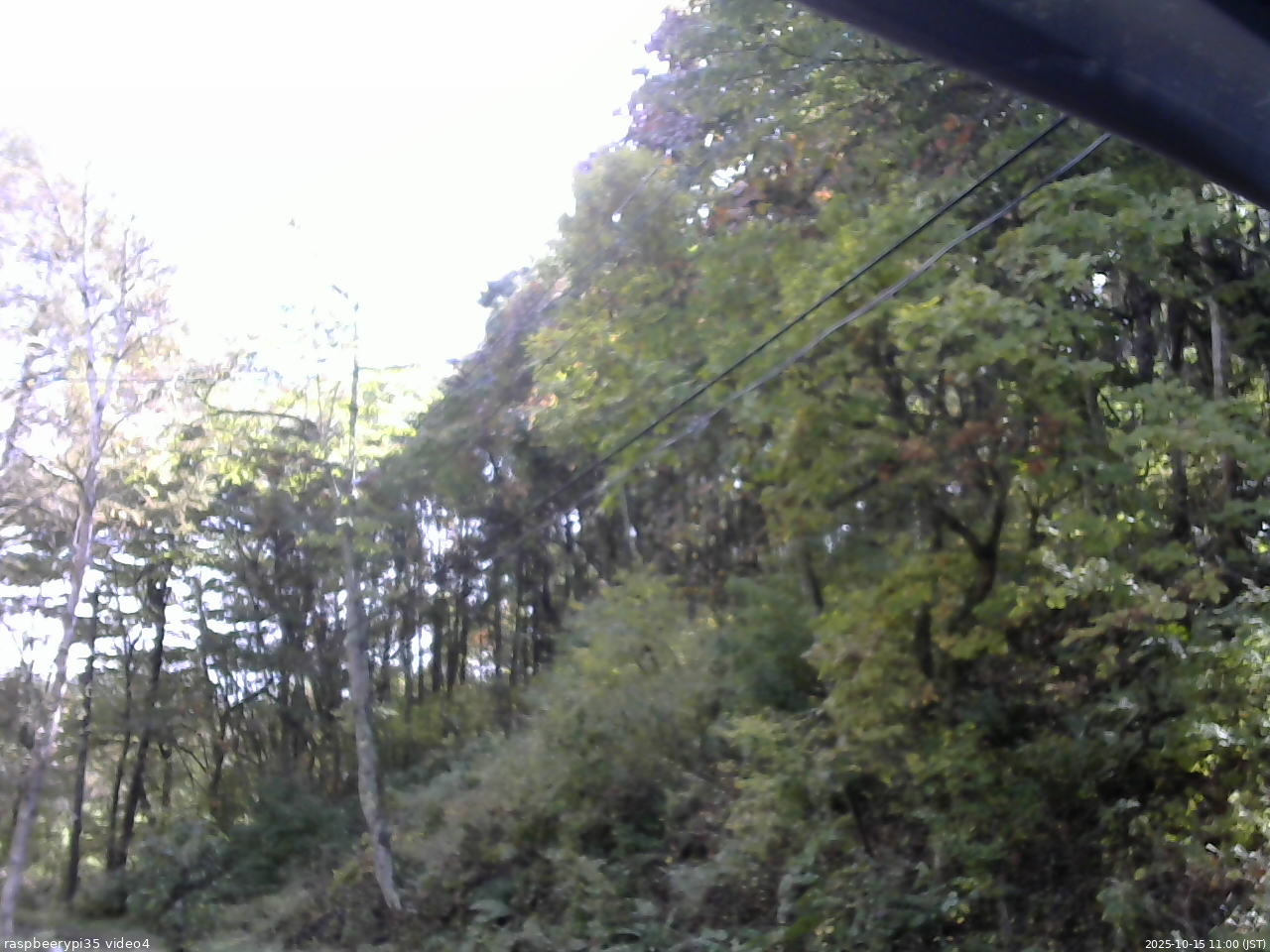 長野県菅平高原 ゆたか山荘 東側上空 2025/10/15 11:00