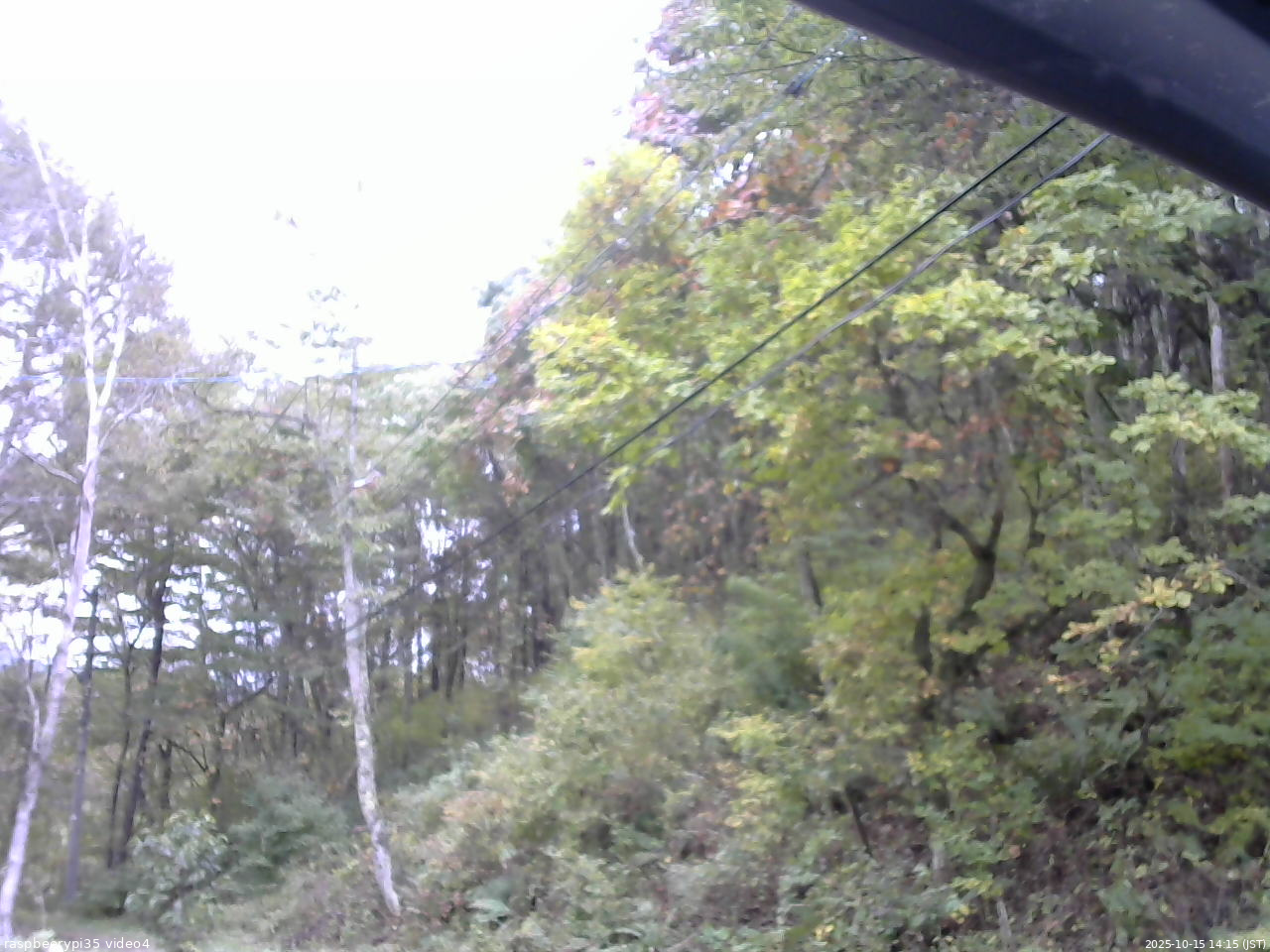 長野県菅平高原 ゆたか山荘 東側上空 2025/10/15 14:15