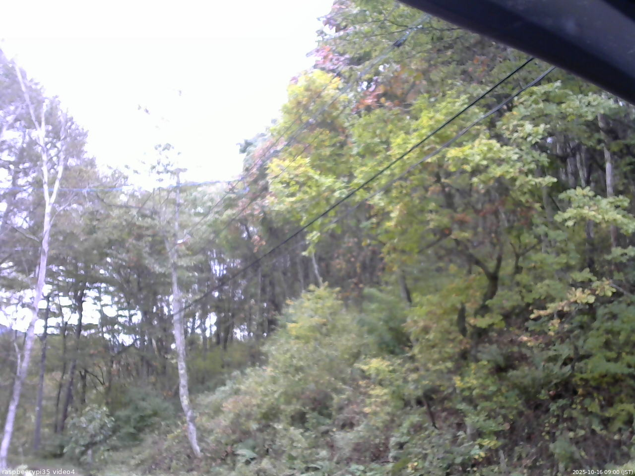 長野県菅平高原 ゆたか山荘 東側上空 2025/10/16 09:00