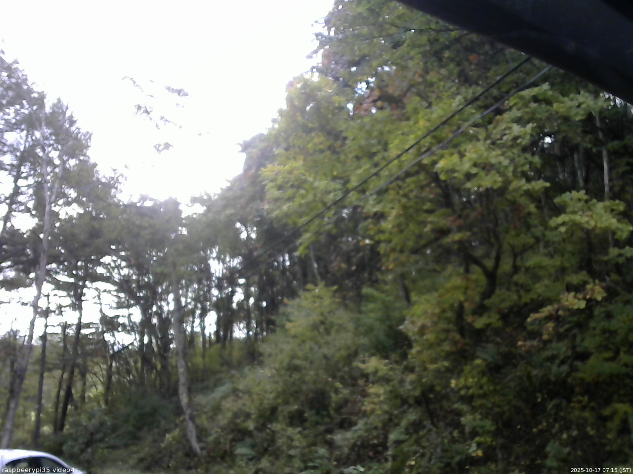 長野県菅平高原 ゆたか山荘 東側上空 2025/10/17 07:15