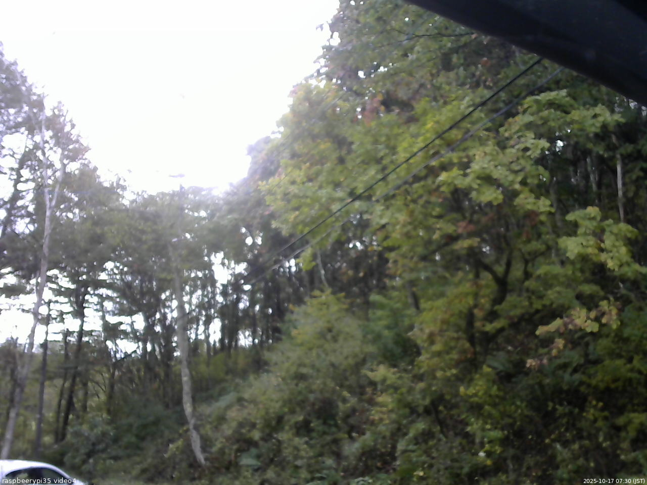 長野県菅平高原 ゆたか山荘 東側上空 2025/10/17 07:30