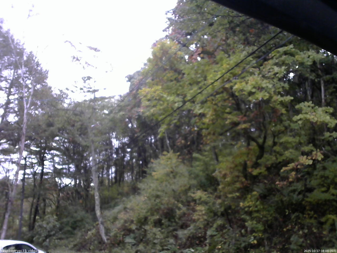 長野県菅平高原 ゆたか山荘 東側上空 2025/10/17 08:00