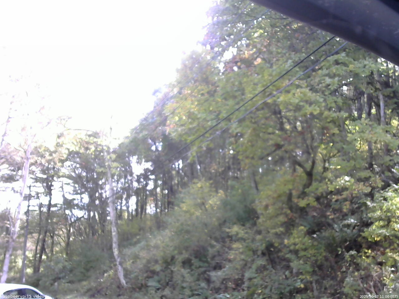 長野県菅平高原 ゆたか山荘 東側上空 2025/10/17 11:00
