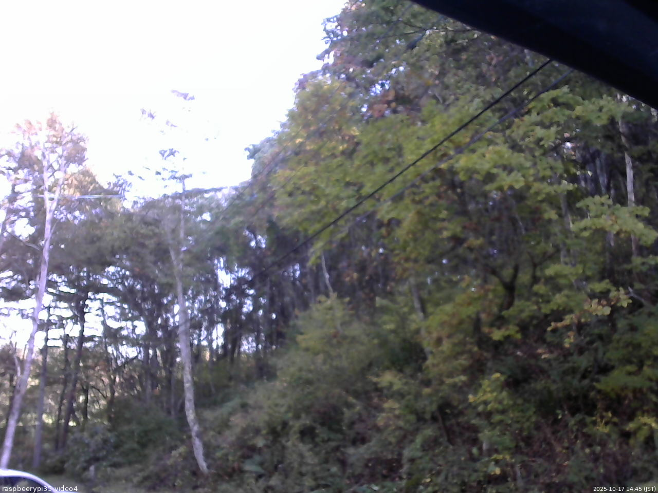 長野県菅平高原 ゆたか山荘 東側上空 2025/10/17 14:45
