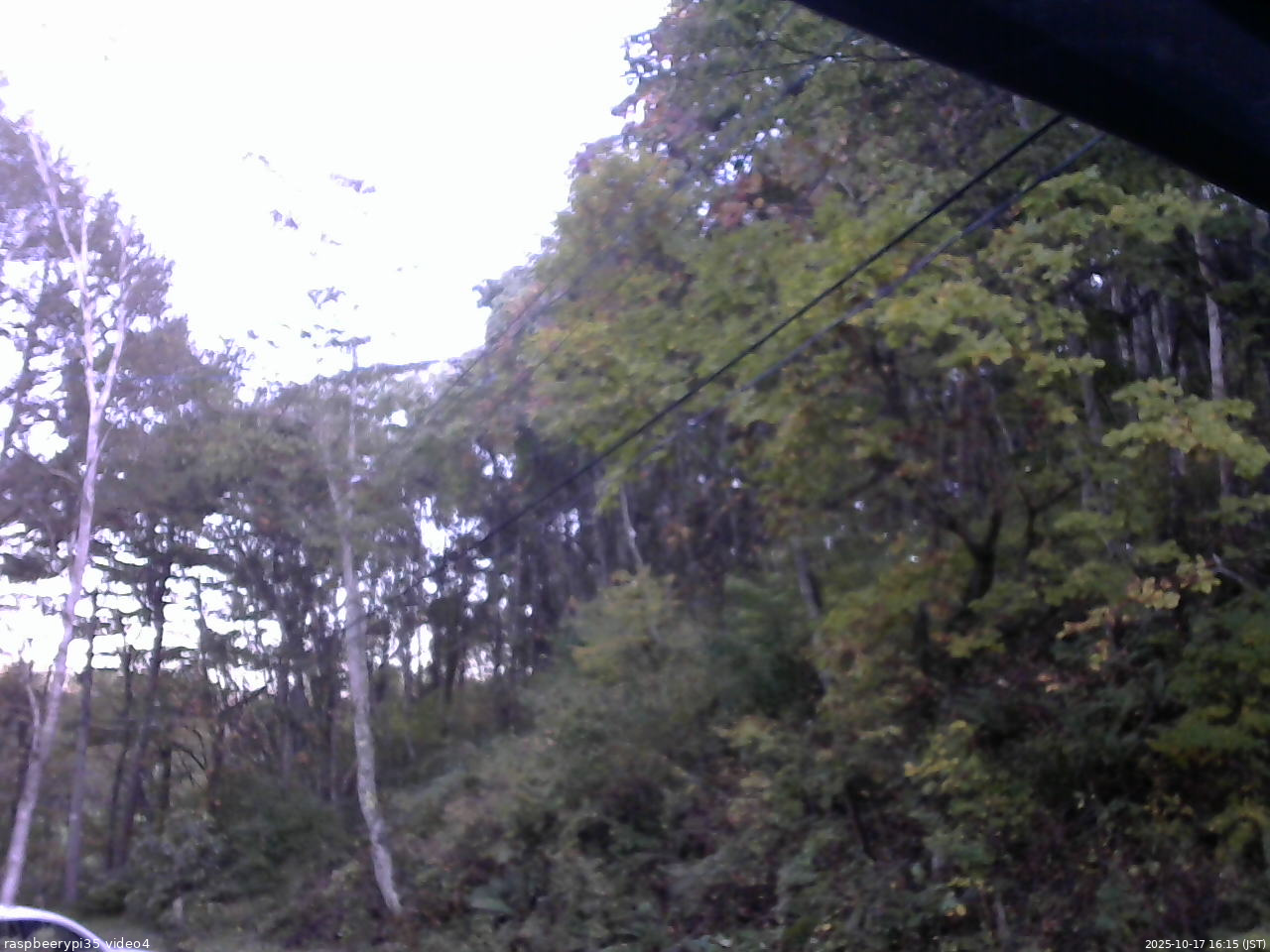 長野県菅平高原 ゆたか山荘 東側上空 2025/10/17 16:15