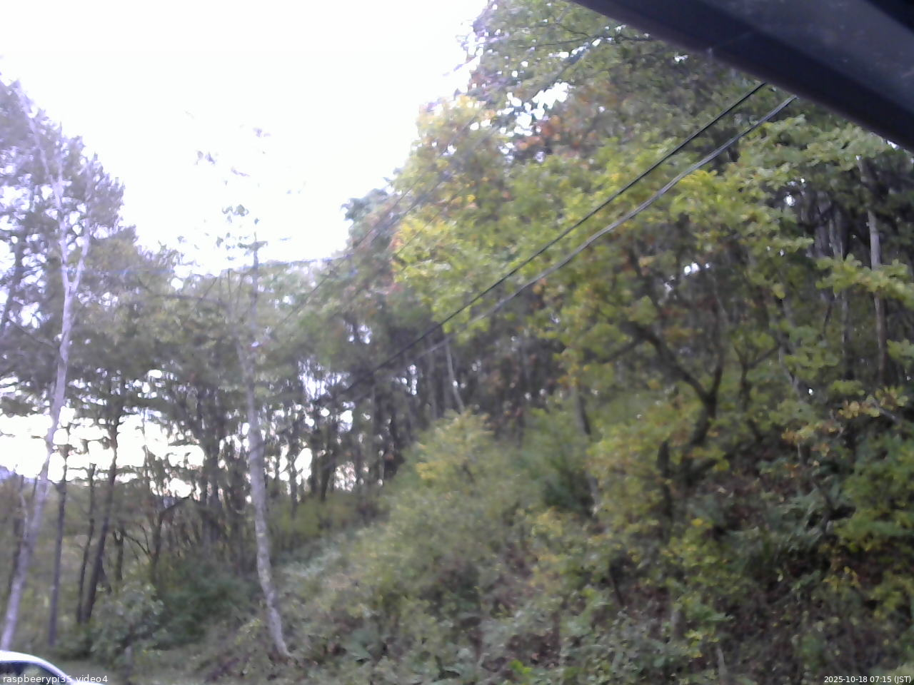 長野県菅平高原 ゆたか山荘 東側上空 2025/10/18 07:15