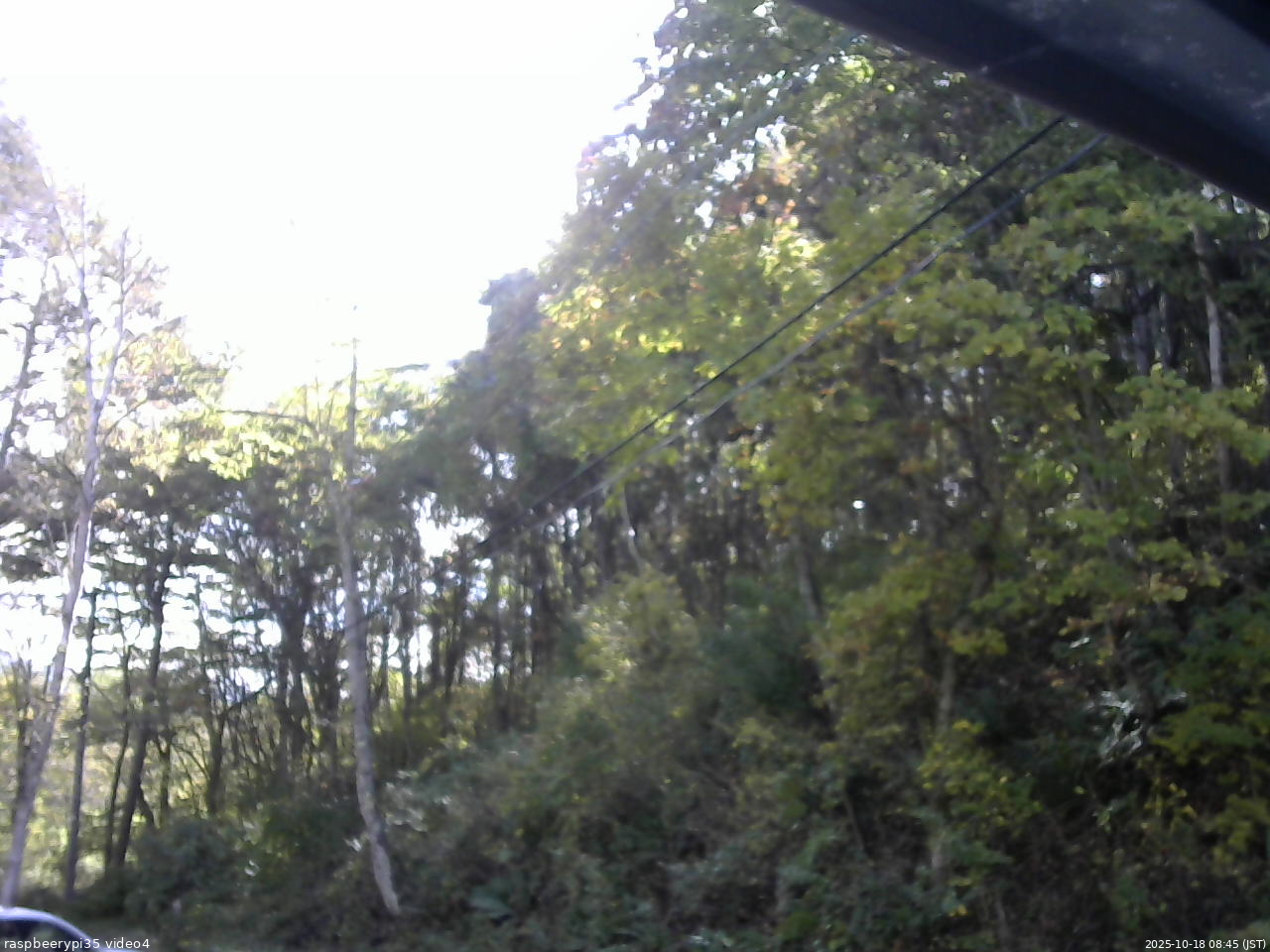 長野県菅平高原 ゆたか山荘 東側上空 2025/10/18 08:45