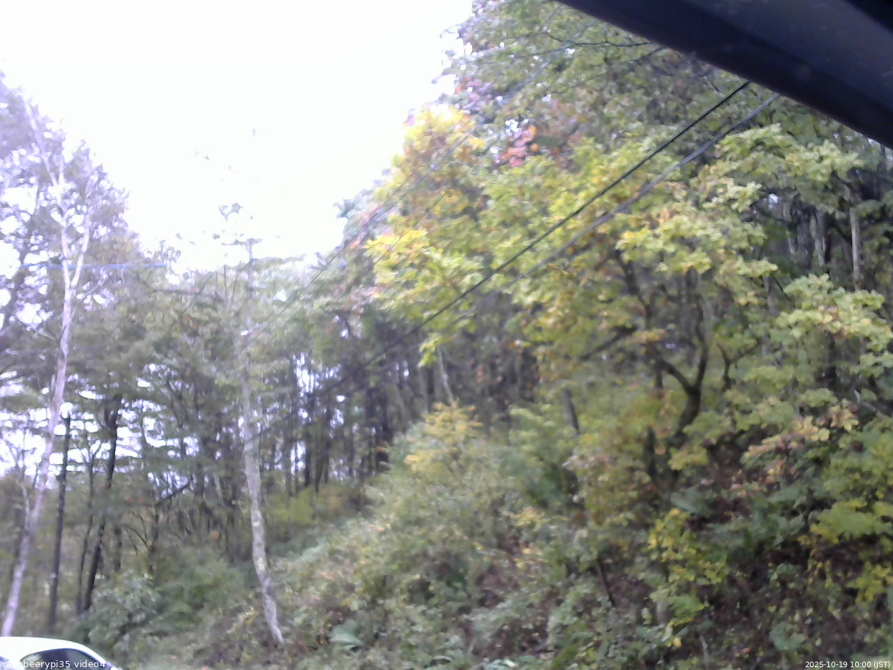 長野県菅平高原 ゆたか山荘 東側上空 2025/10/19 10:00