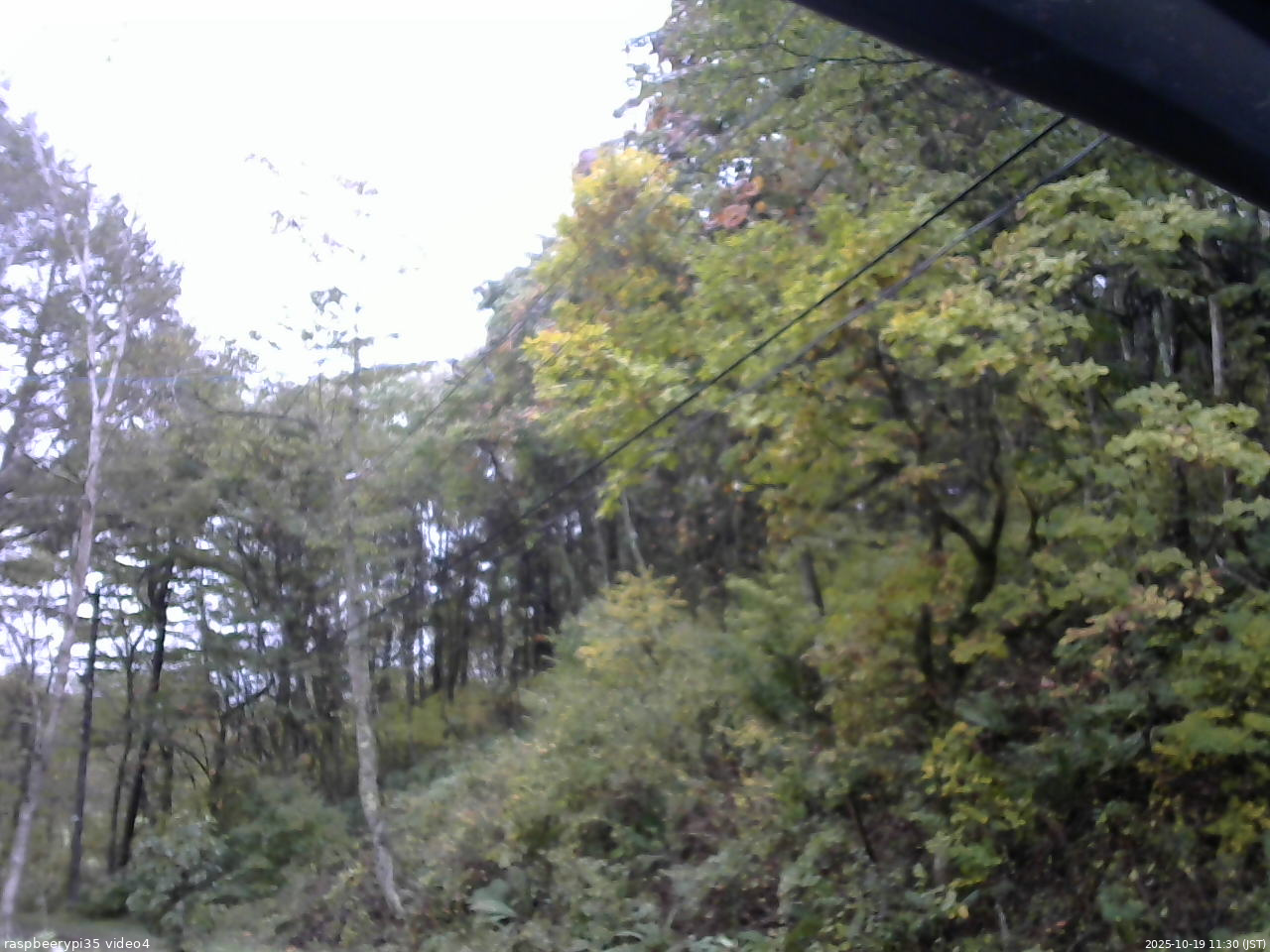 長野県菅平高原 ゆたか山荘 東側上空 2025/10/19 11:30