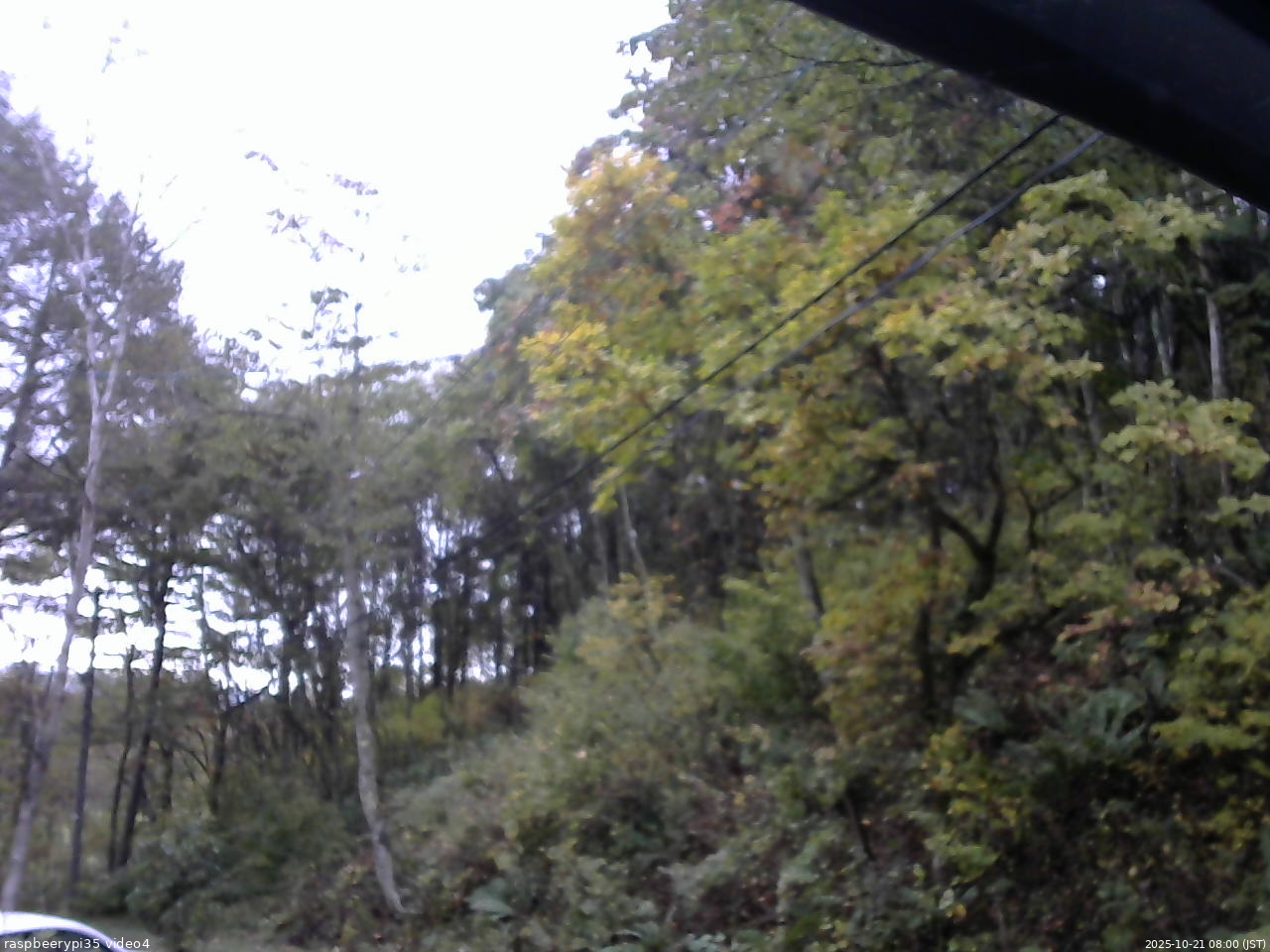長野県菅平高原 ゆたか山荘 東側上空 2025/10/21 08:00