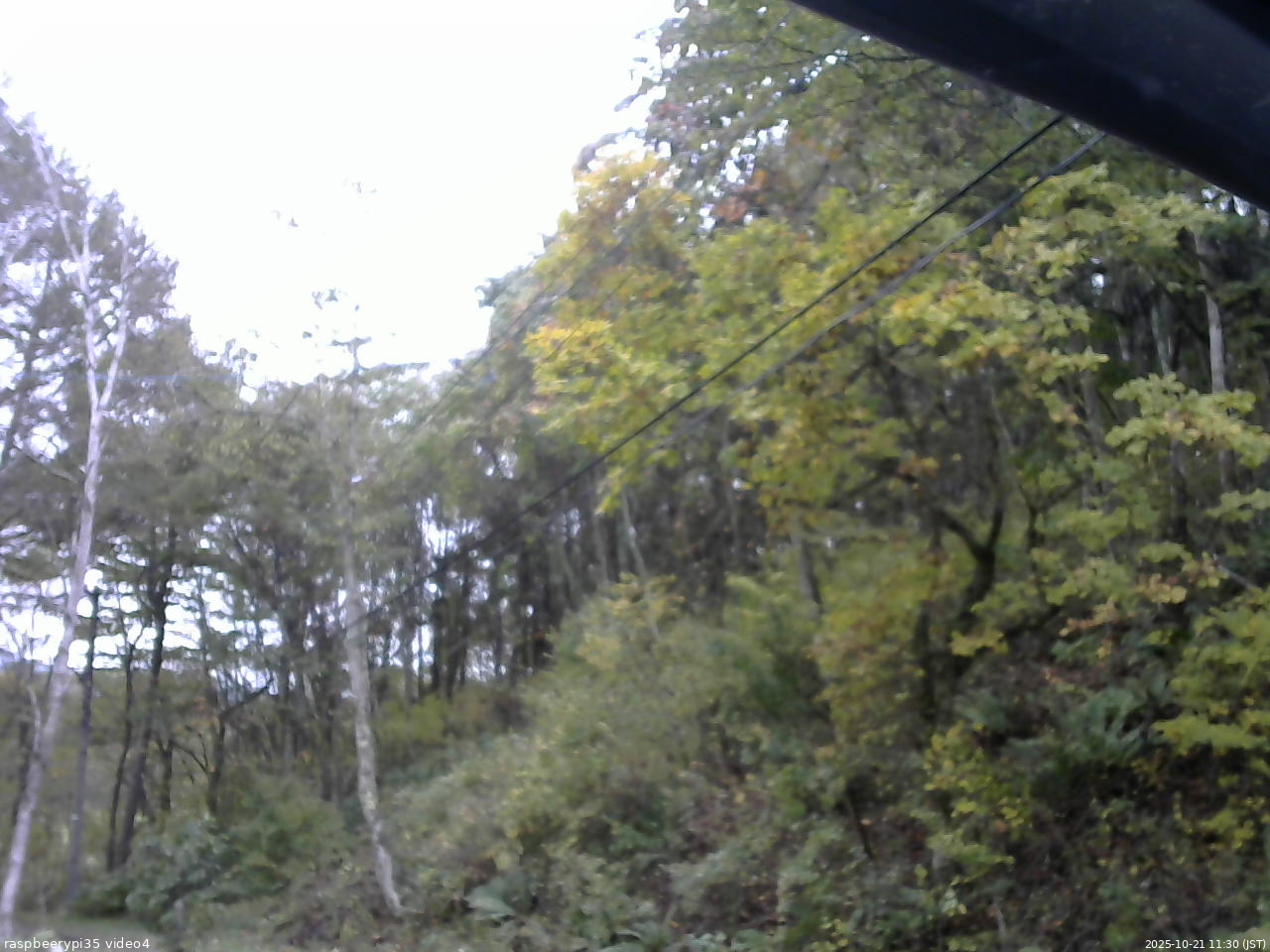 長野県菅平高原 ゆたか山荘 東側上空 2025/10/21 11:30