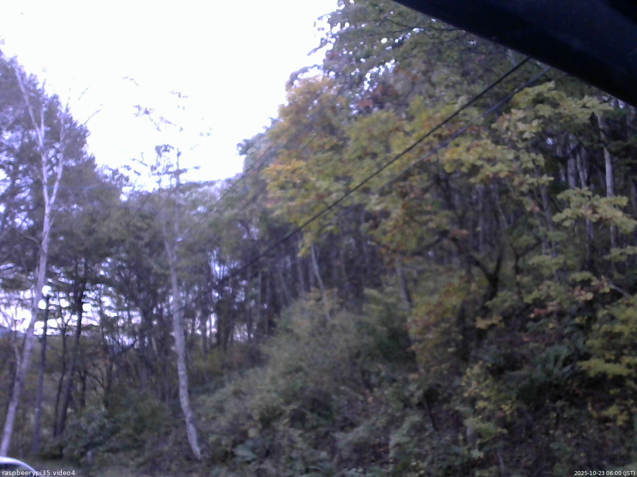 長野県菅平高原 ゆたか山荘 東側上空 2025/10/23 06:00