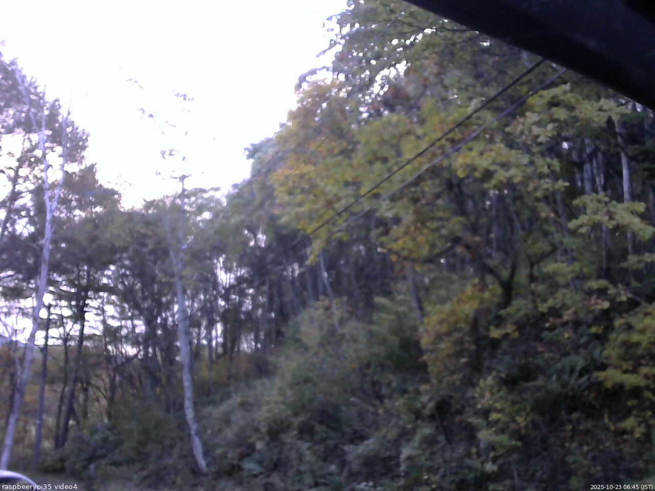 長野県菅平高原 ゆたか山荘 東側上空 2025/10/23 06:45