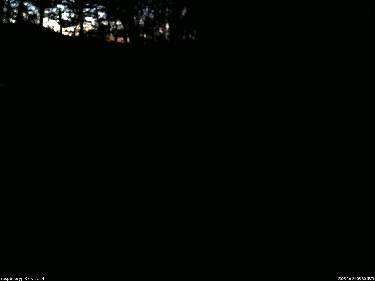長野県菅平高原 ゆたか山荘 東側(坂下) 2025/10/24 05:30