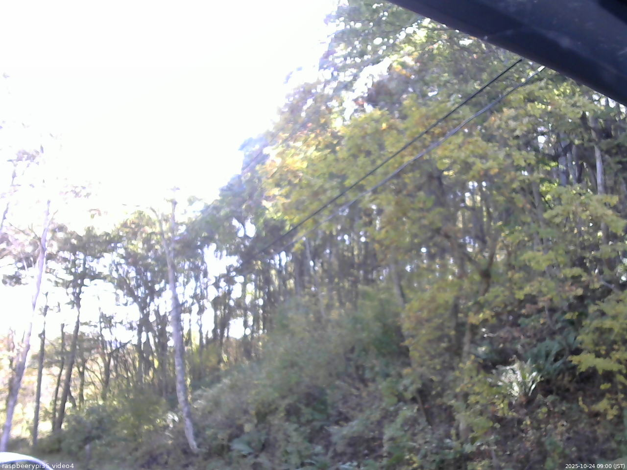 長野県菅平高原 ゆたか山荘 東側上空 2025/10/24 09:00