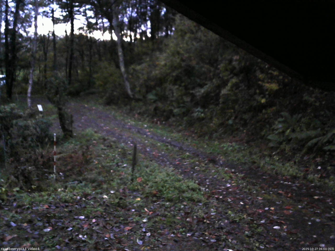 長野県菅平高原 ゆたか山荘 東側(坂下) 2025/10/27 06:00