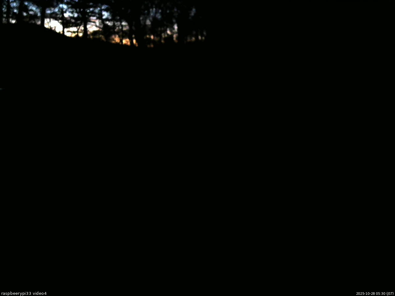 長野県菅平高原 ゆたか山荘 東側(坂下) 2025/10/28 05:30