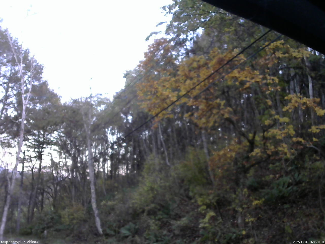 長野県菅平高原 ゆたか山荘 東側上空 2025/10/30 16:45