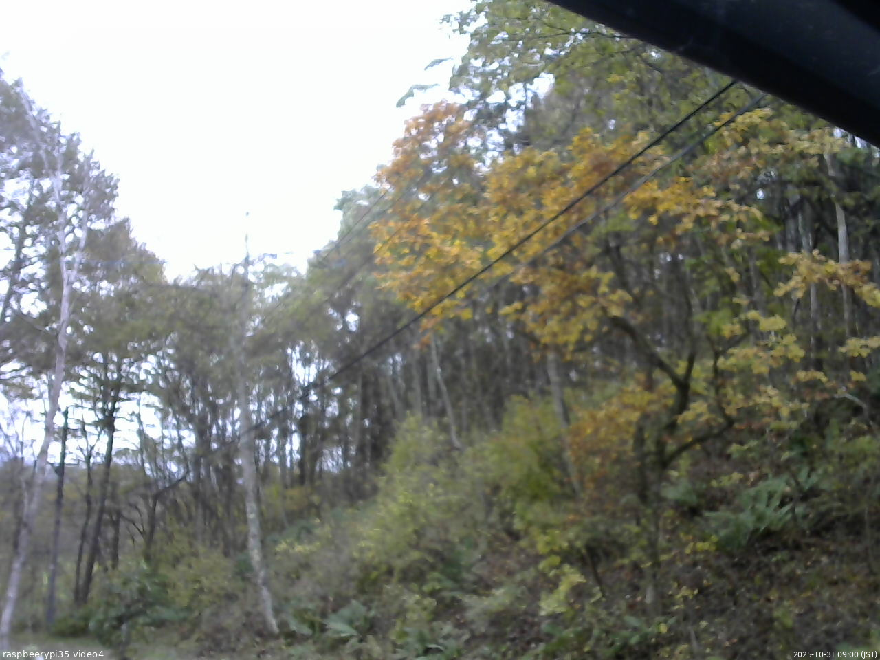 長野県菅平高原 ゆたか山荘 東側上空 2025/10/31 09:00