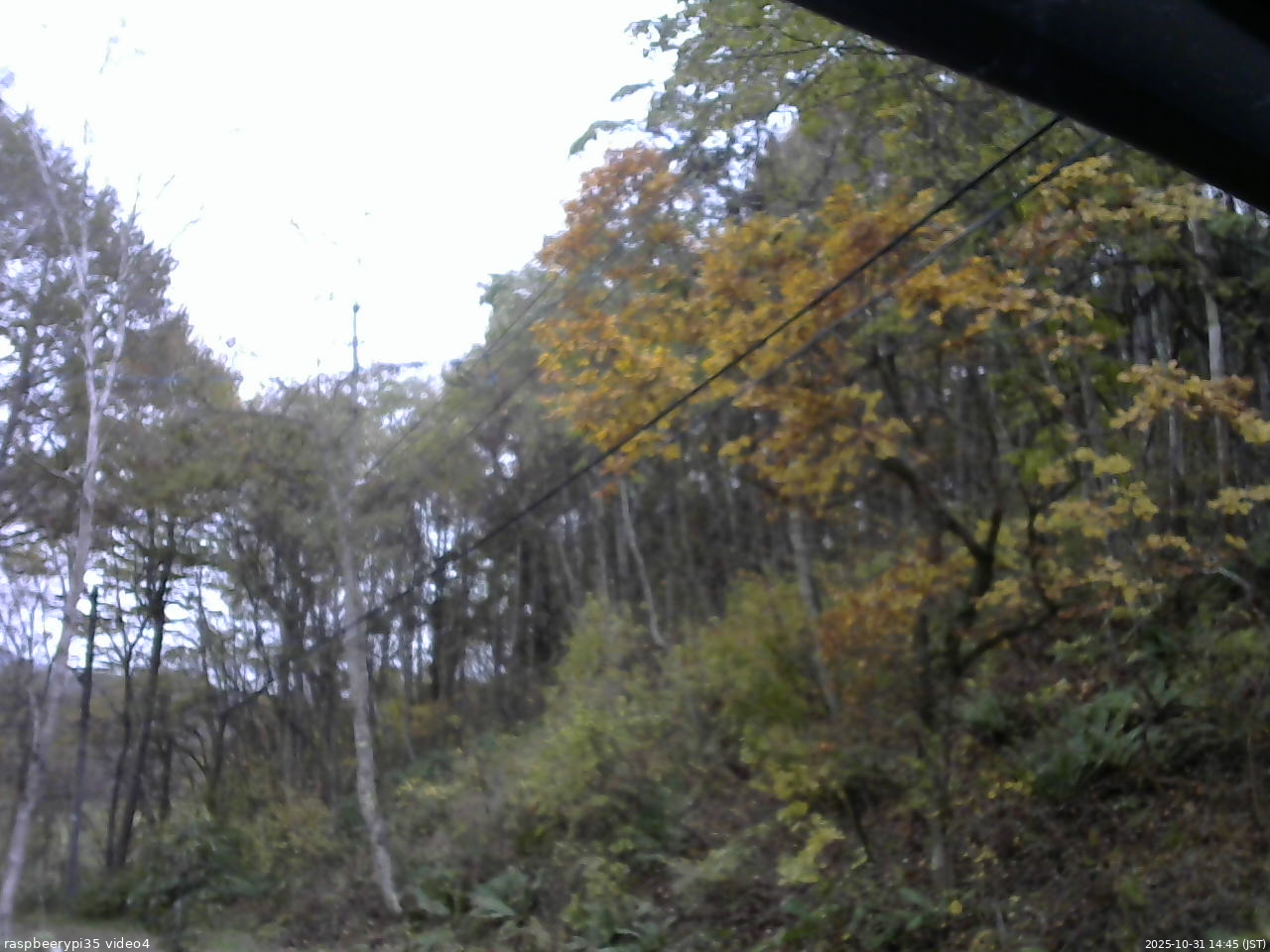 長野県菅平高原 ゆたか山荘 東側上空 2025/10/31 14:45
