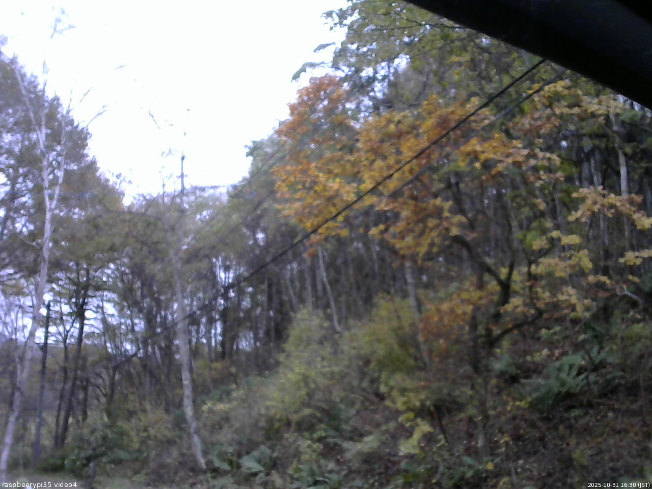 長野県菅平高原 ゆたか山荘 東側上空 2025/10/31 16:30
