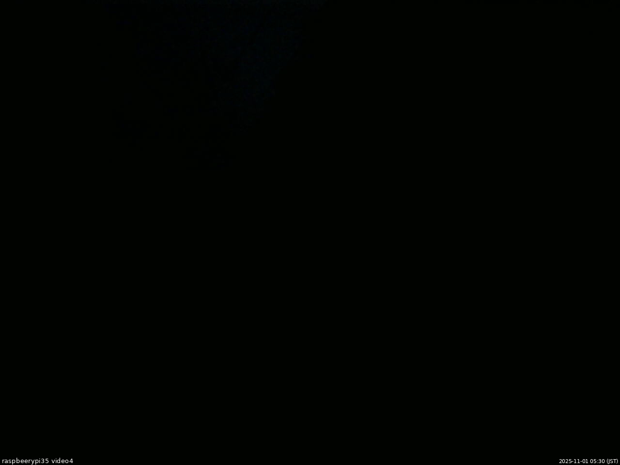 長野県菅平高原 ゆたか山荘 東側上空 2025/11/01 05:30