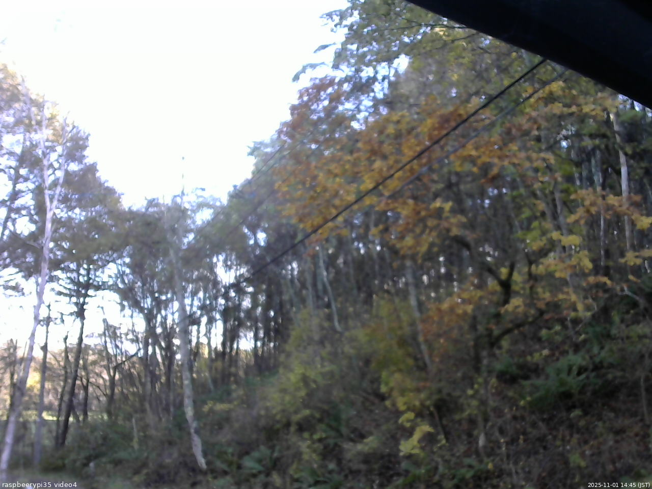 長野県菅平高原 ゆたか山荘 東側上空 2025/11/01 14:45