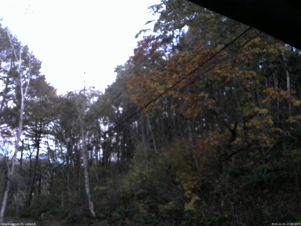 長野県菅平高原 ゆたか山荘 東側上空 2025/11/01 17:00