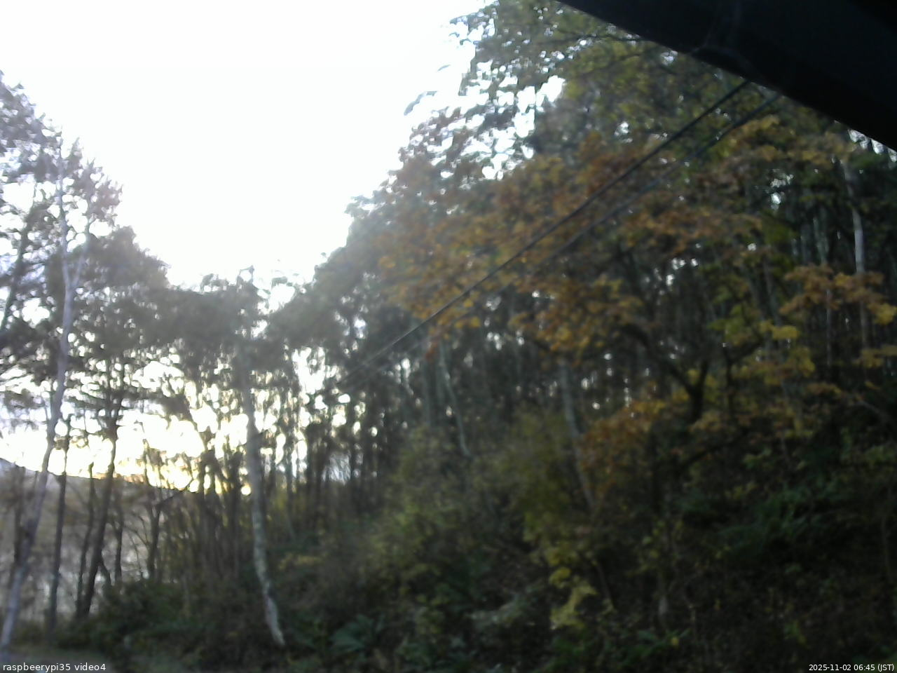 長野県菅平高原 ゆたか山荘 東側上空 2025/11/02 06:45