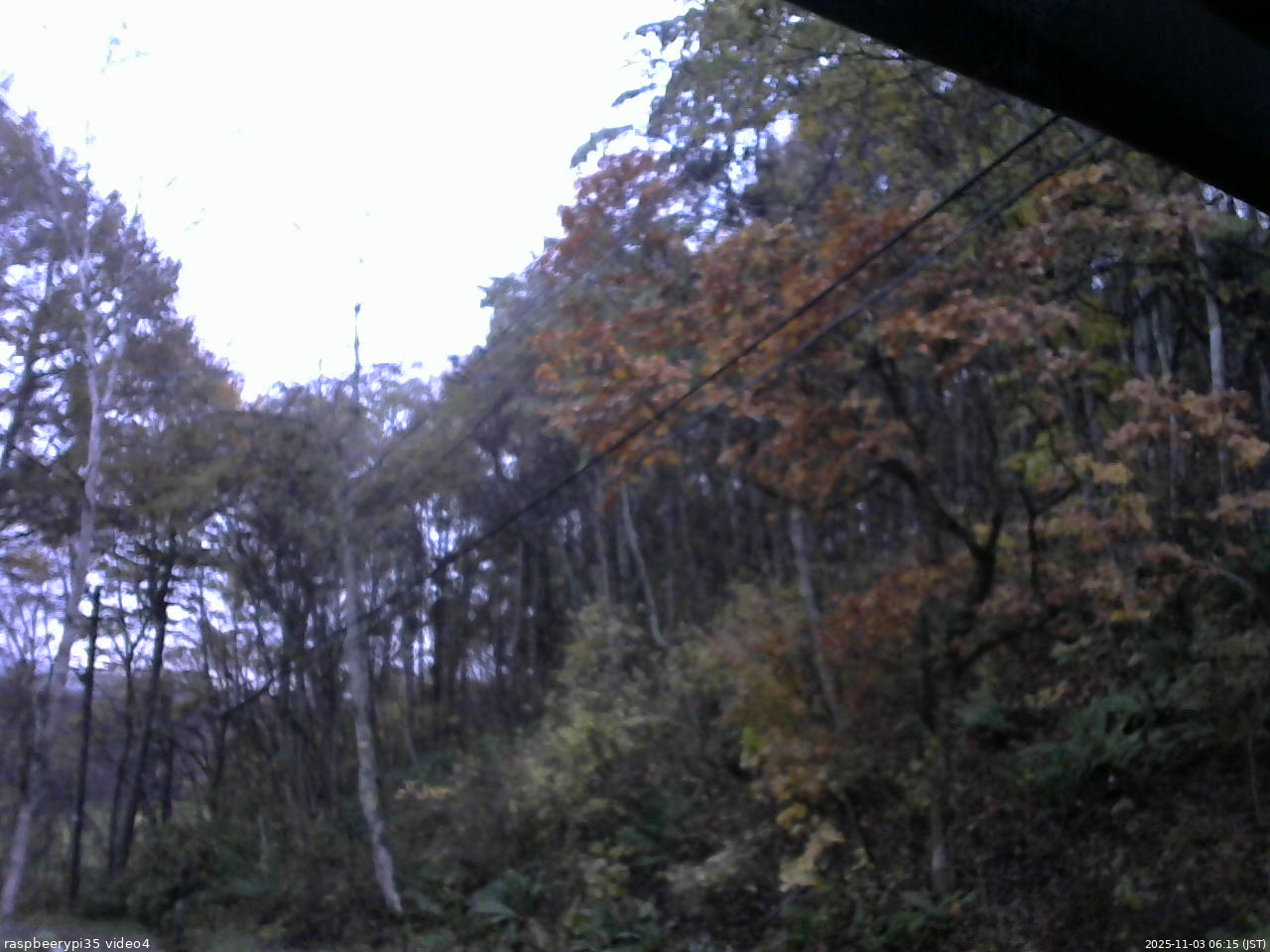 長野県菅平高原 ゆたか山荘 東側上空 2025/11/03 06:15