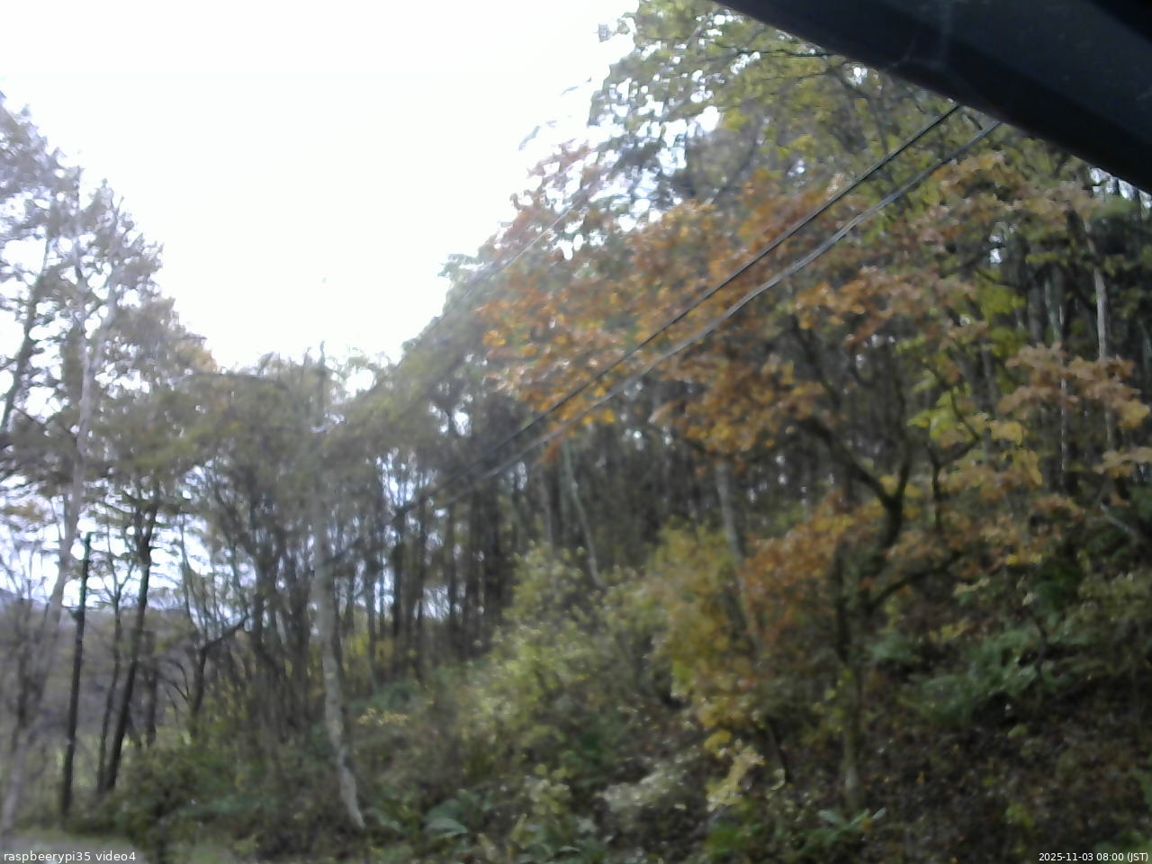 長野県菅平高原 ゆたか山荘 東側上空 2025/11/03 08:00
