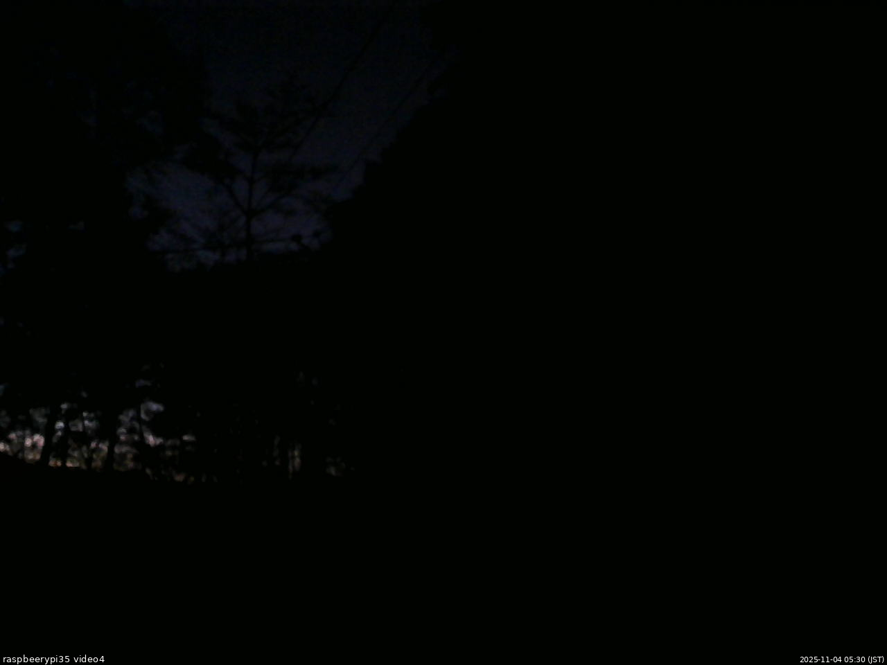 長野県菅平高原 ゆたか山荘 東側上空 2025/11/04 05:30