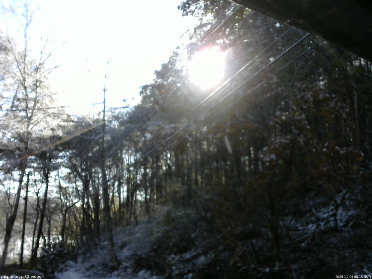 長野県菅平高原 ゆたか山荘 東側上空 2025/11/04 08:15