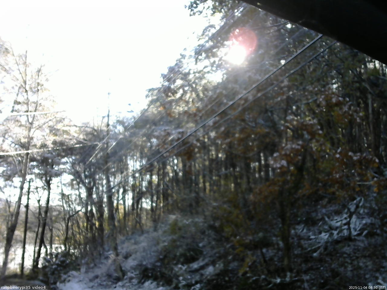 長野県菅平高原 ゆたか山荘 東側上空 2025/11/04 08:30