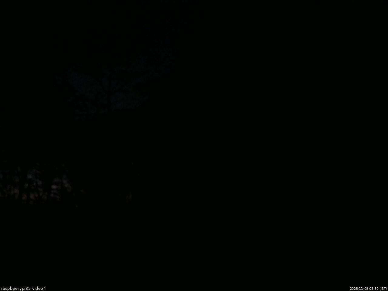 長野県菅平高原 ゆたか山荘 東側上空 2025/11/08 05:30