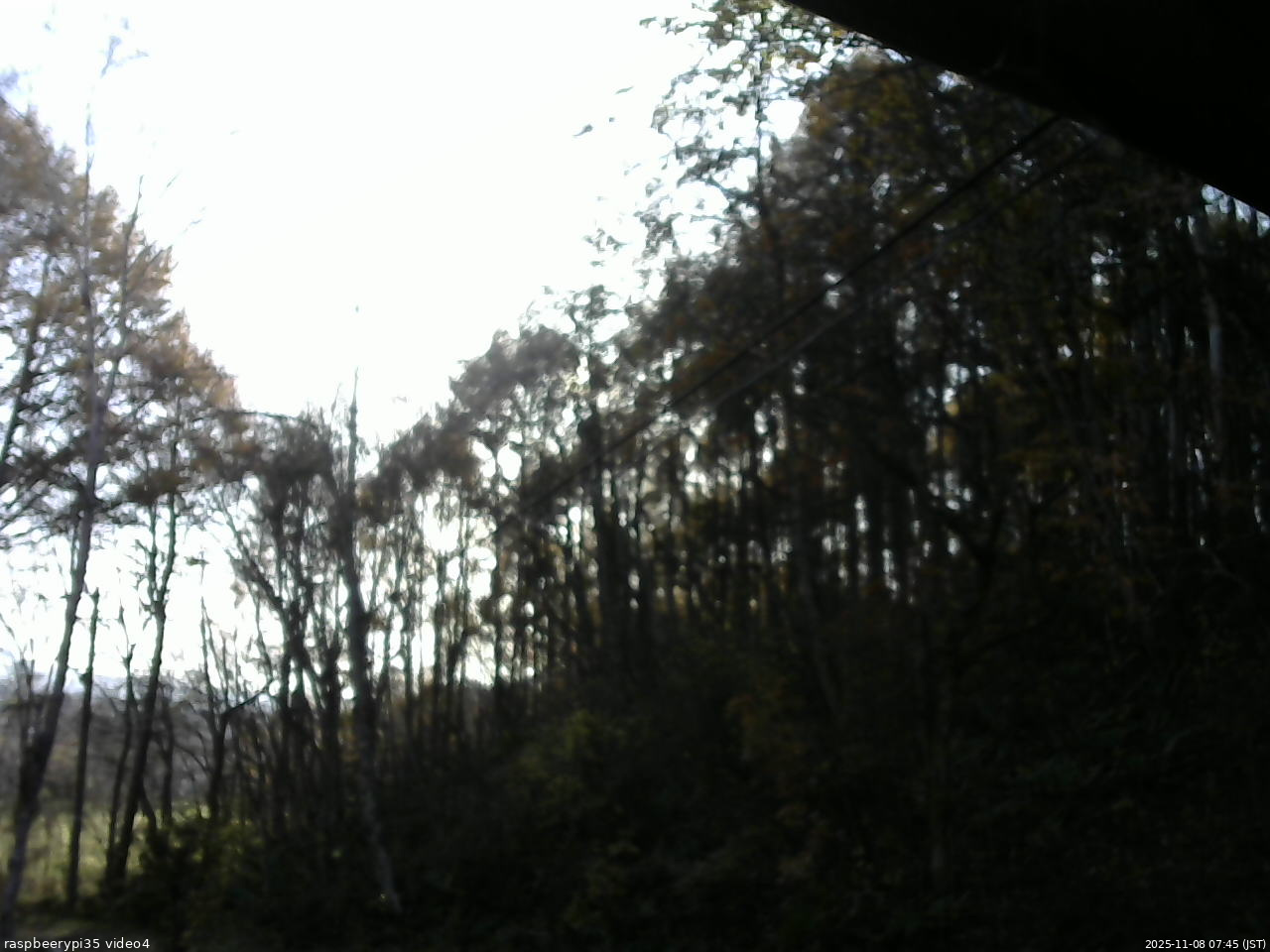 長野県菅平高原 ゆたか山荘 東側上空 2025/11/08 07:45