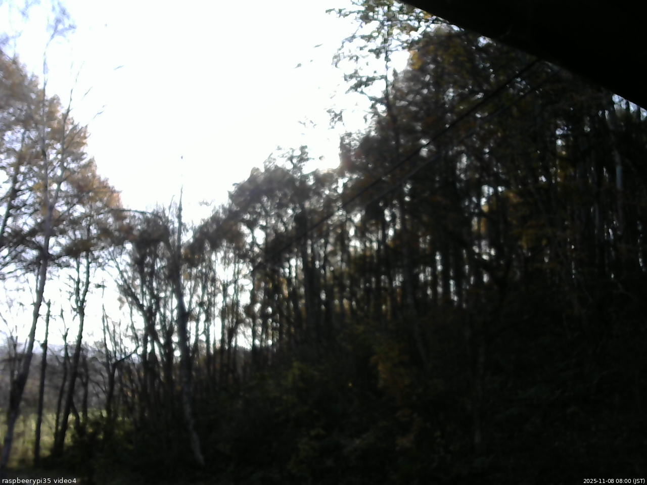 長野県菅平高原 ゆたか山荘 東側上空 2025/11/08 08:00