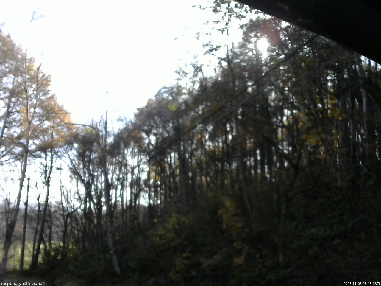 長野県菅平高原 ゆたか山荘 東側上空 2025/11/08 08:45