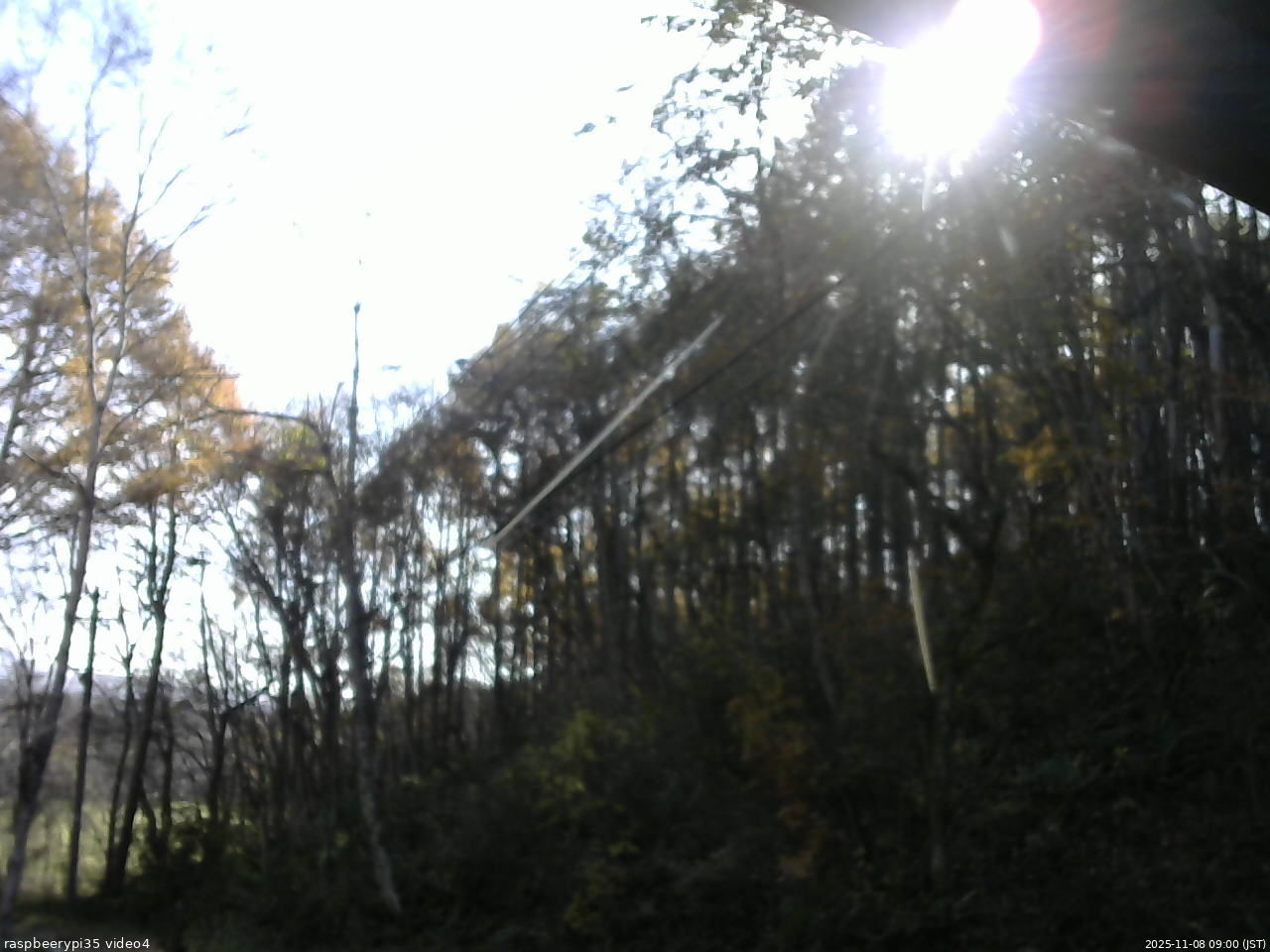 長野県菅平高原 ゆたか山荘 東側上空 2025/11/08 09:00