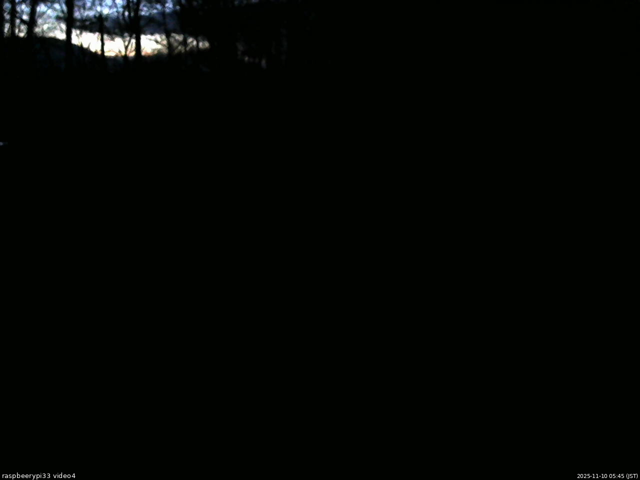 長野県菅平高原 ゆたか山荘 東側(坂下) 2025/11/10 05:45