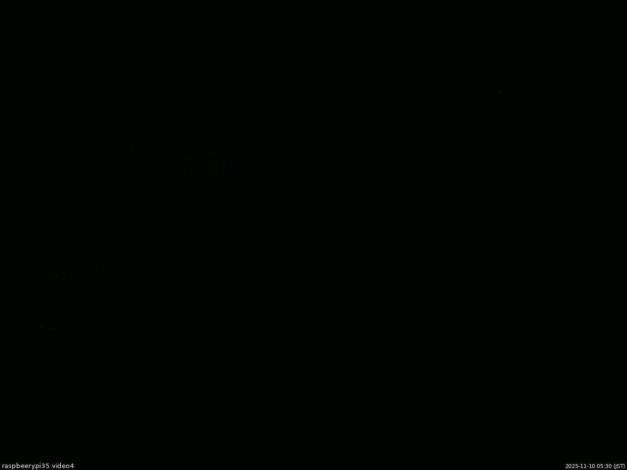 長野県菅平高原 ゆたか山荘 東側上空 2025/11/10 05:30
