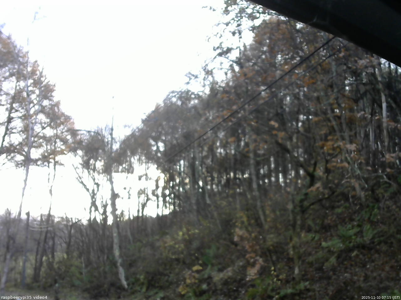 長野県菅平高原 ゆたか山荘 東側上空 2025/11/10 07:15