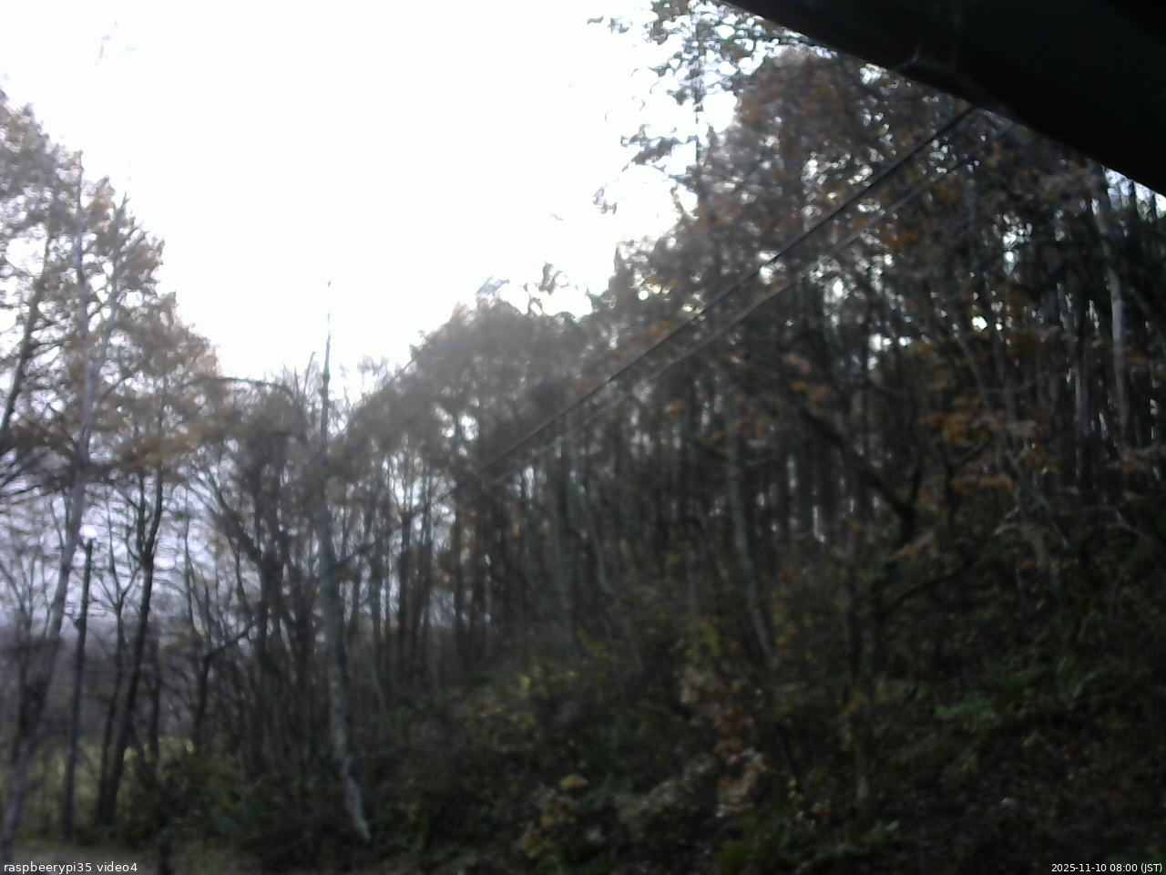 長野県菅平高原 ゆたか山荘 東側上空 2025/11/10 08:00