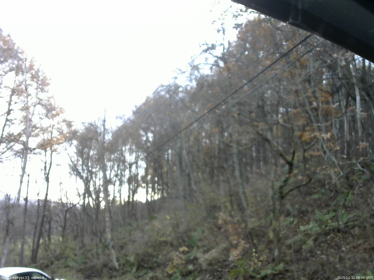 長野県菅平高原 ゆたか山荘 東側上空 2025/11/11 08:00
