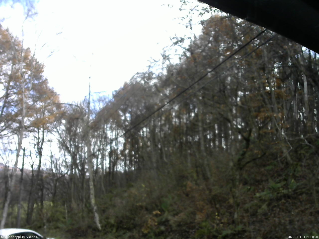 長野県菅平高原 ゆたか山荘 東側上空 2025/11/11 11:00