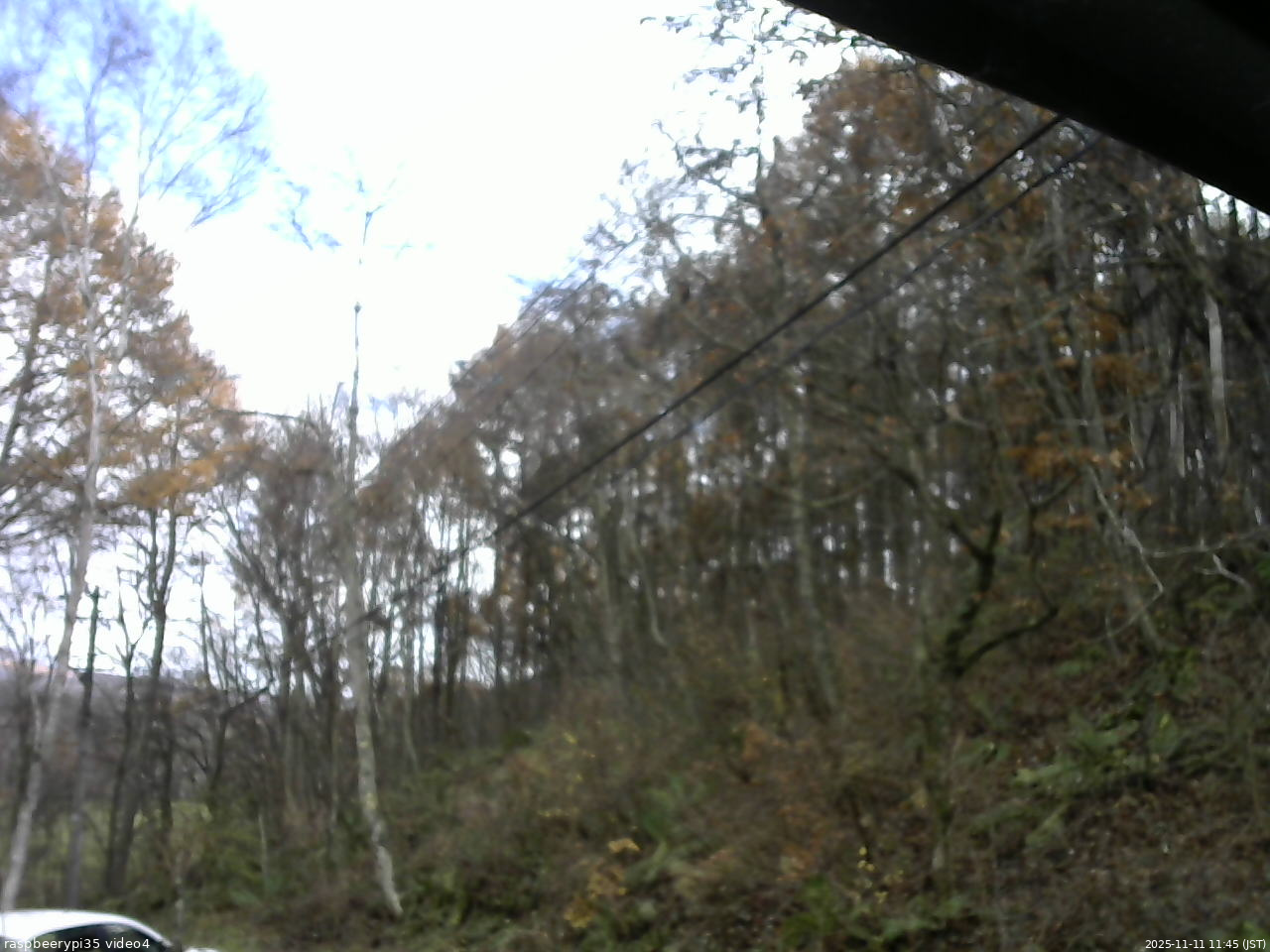 長野県菅平高原 ゆたか山荘 東側上空 2025/11/11 11:45